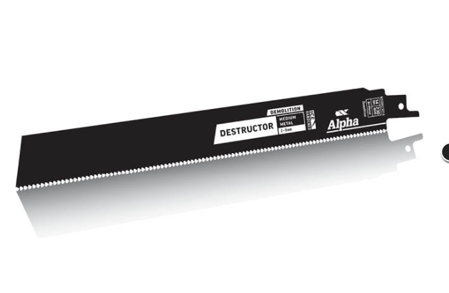 ALPHA DESTRUCTOR DEMOLITION METAL RECIP BLADE 14 TPI 230MM 5 PK